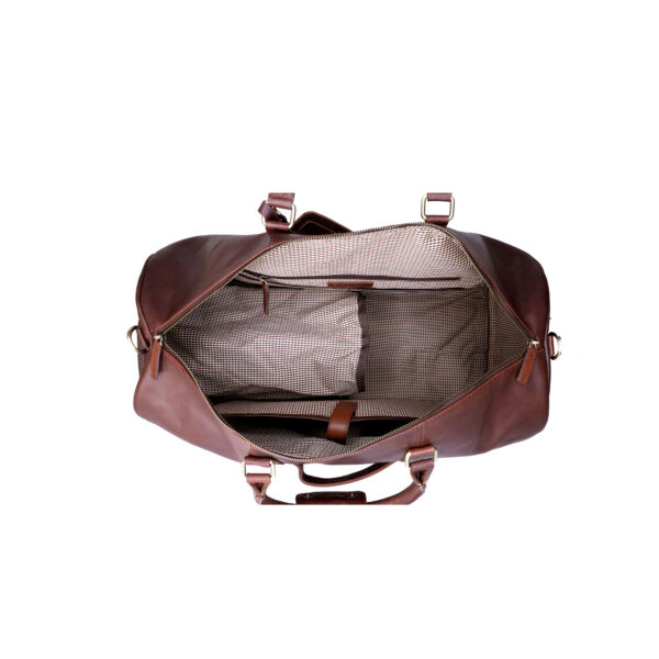 Leather Duffle Bag For Travel - Image 3